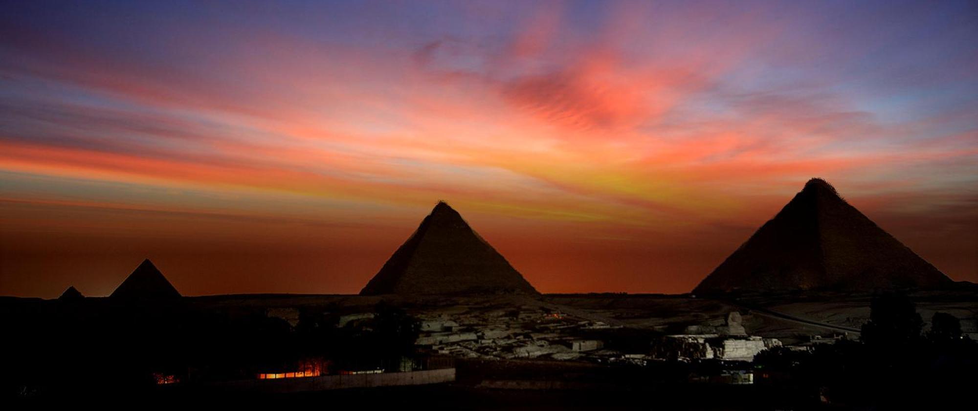 Auberge de jeunesse Anubis Kingdom Pyramids à Kafret el-Gabal Extérieur photo